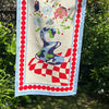 Poppies in a Glass Vase Milan Tea Towel