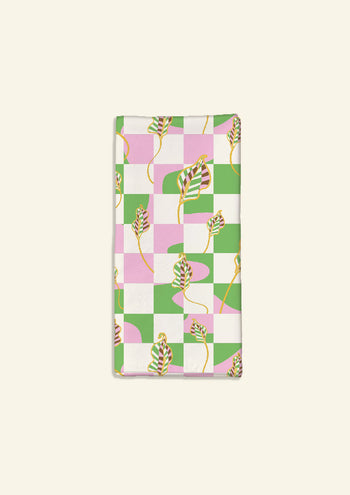 The Checkered Calla Lily Florence Napkin