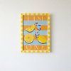A3 Butter and Yellow Painted Frame