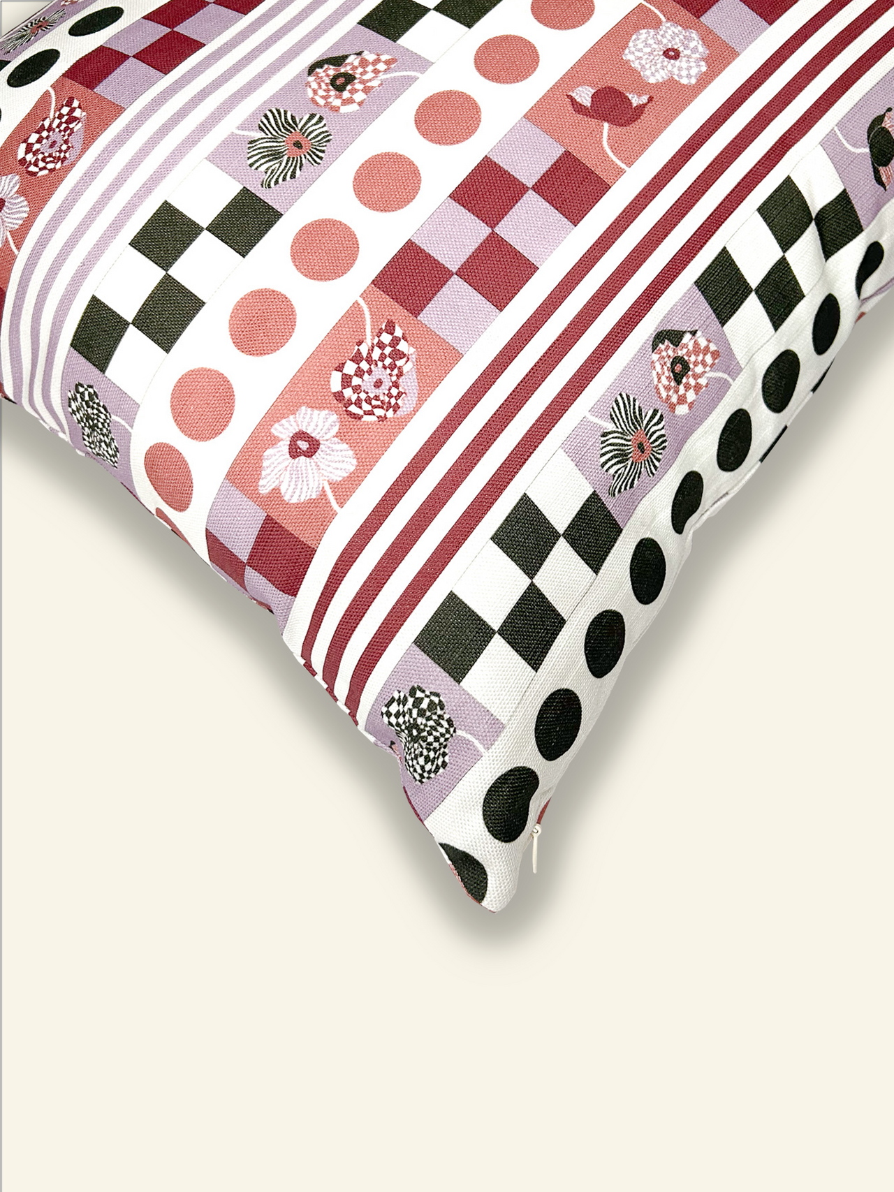 A Melbourne-based Poppy Stripe Pillow Case | Venice by Good Juju Homeware.