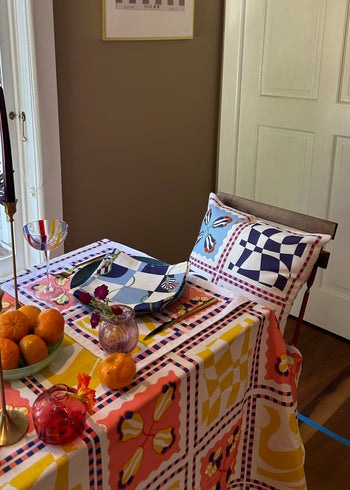 The Poppy Tile Capri Tablecloth