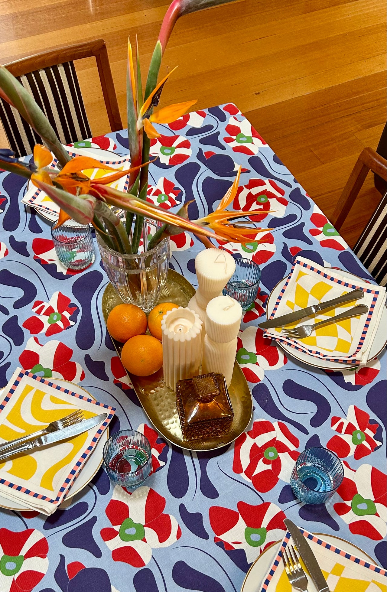 Poppies All Around Milan Tablecloth