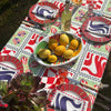 The Poppy Tile Rome Tablecloth