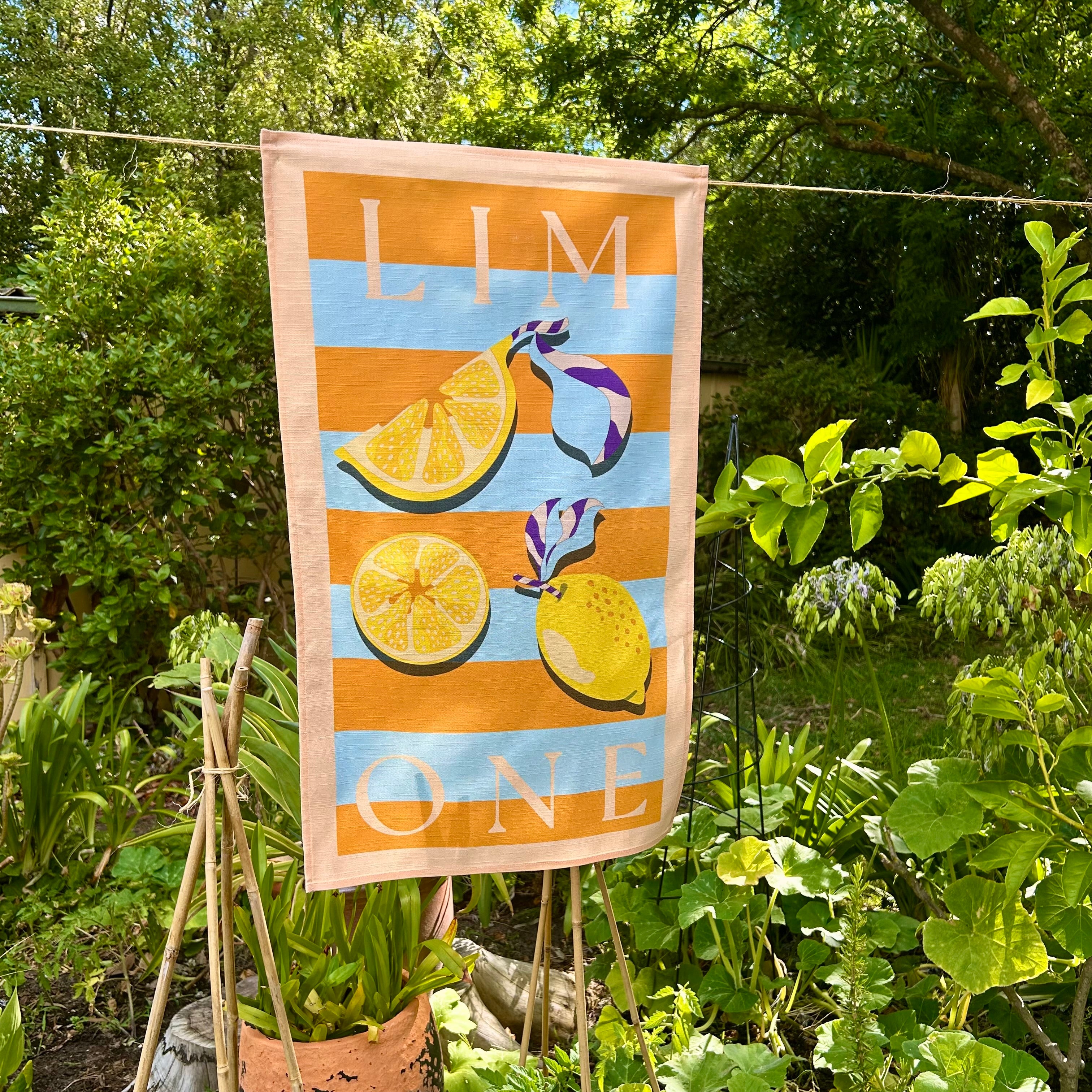 The Sunday Limone Tea Towel