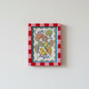 A5 Red & Pink Hand Painted Frame