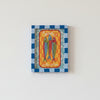 A5 Navy and Light Blue Painted Frame