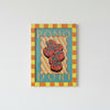 A4 Orange and Yellow Hand Painted Frame