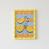 A4 Yellow and Butter Hand Painted Frame