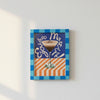A5 Blue and Navy Hand Painted Frame