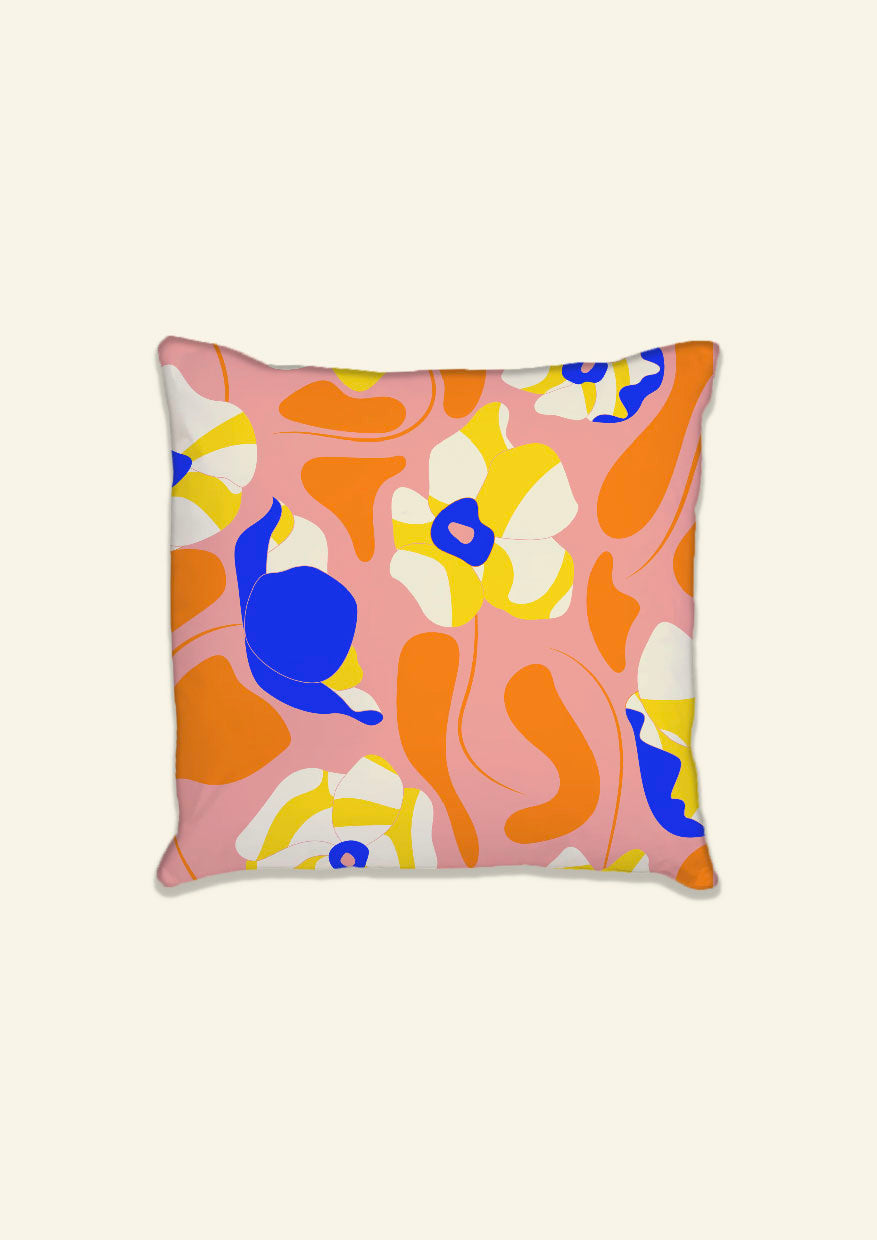 Poppies All Around Capri Cushion Cover