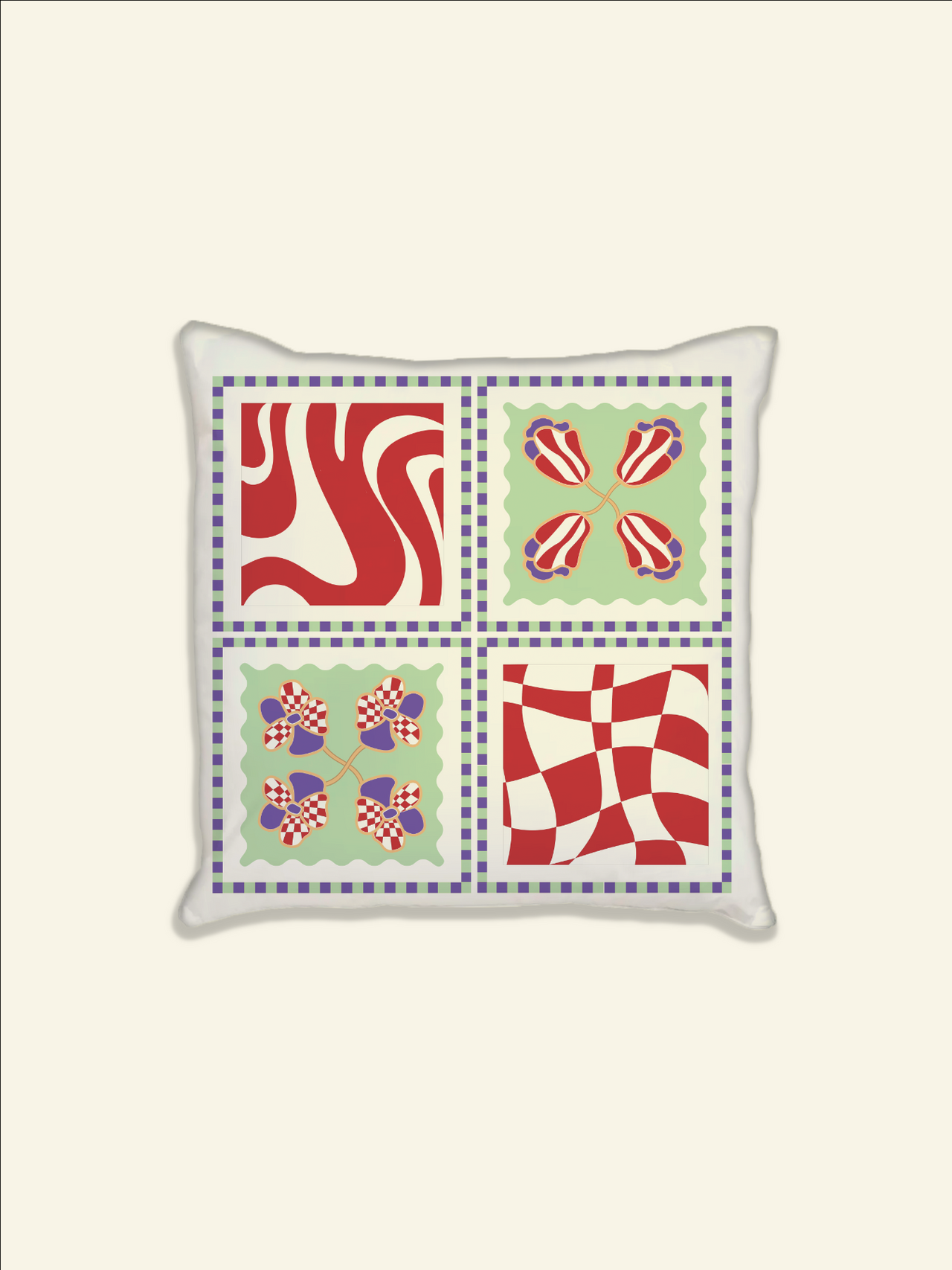 The Poppy Tile Rome Cushion Cover