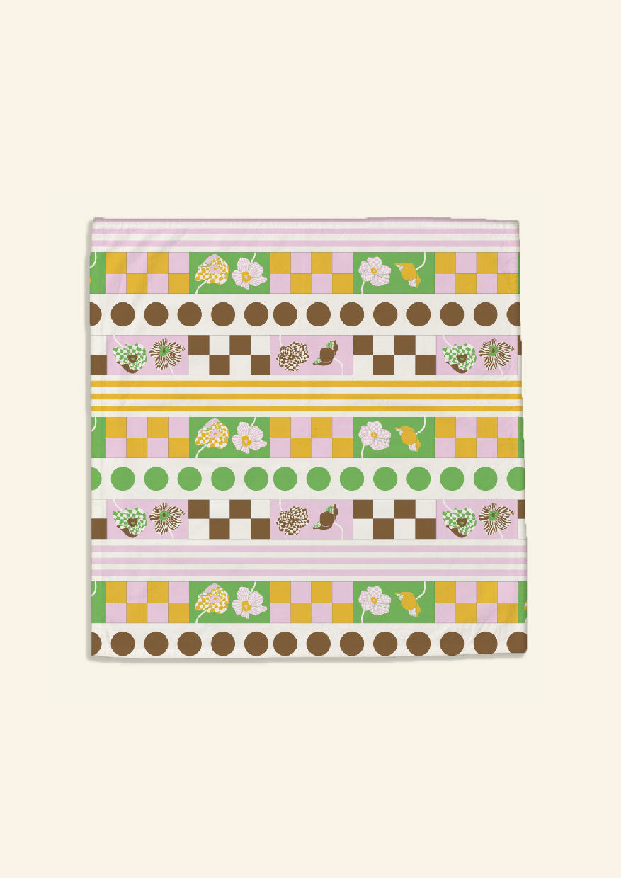 The Poppy Stripe Florence Napkin