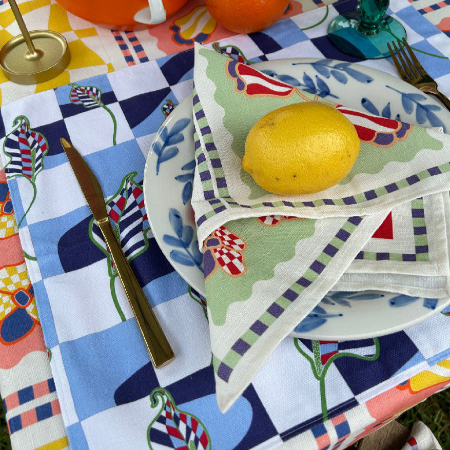 Poppy Roma The Poppy Tile Rome Napkin – Good Juju Homeware