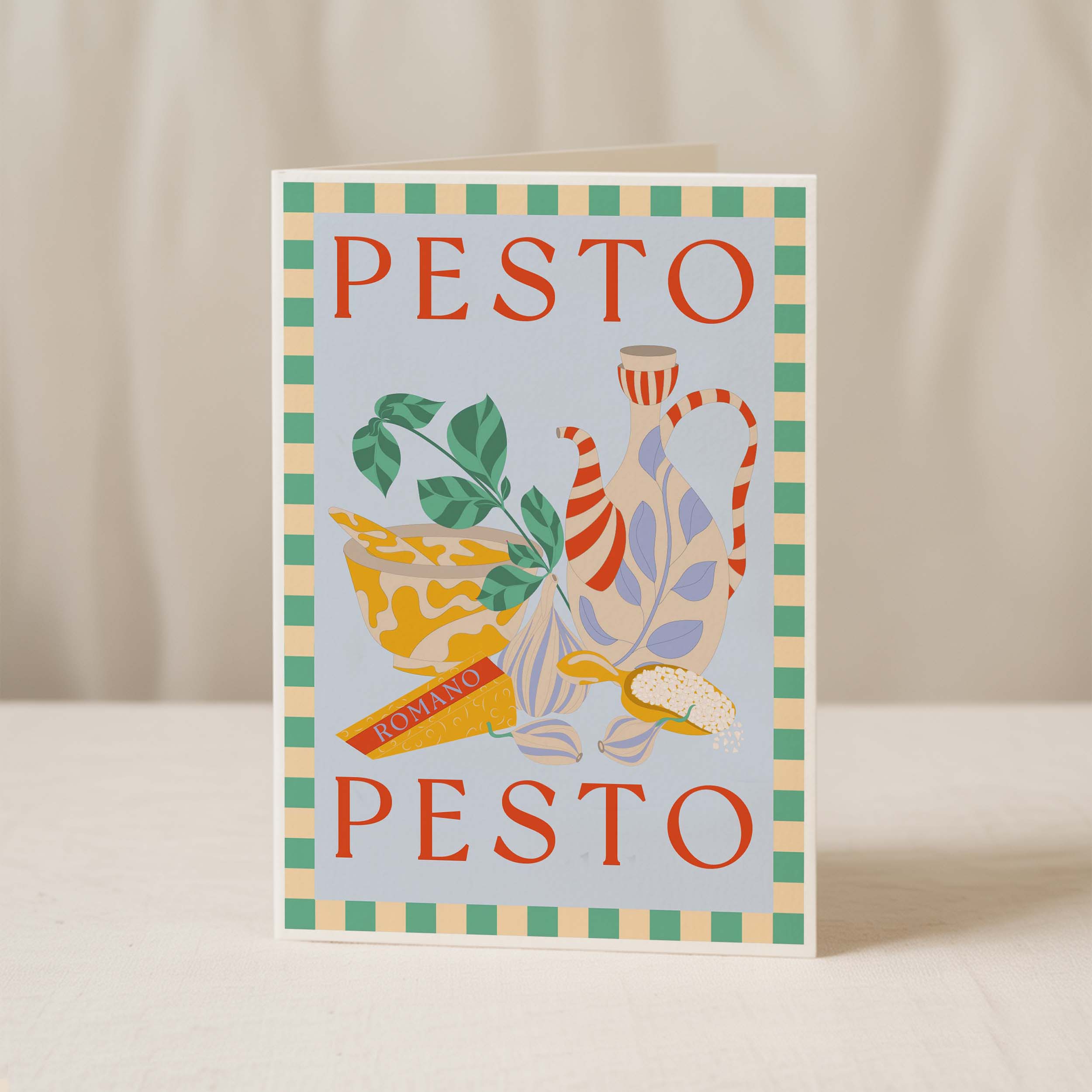 Pesto Greeting Card