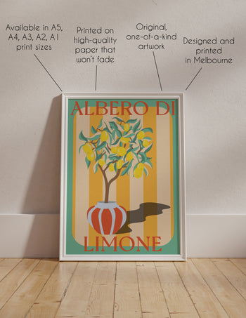 The Sunday Lemon Tree Wall Art