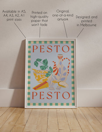 The Sunday Pesto Wall Art