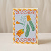 Zucchini Greeting Card